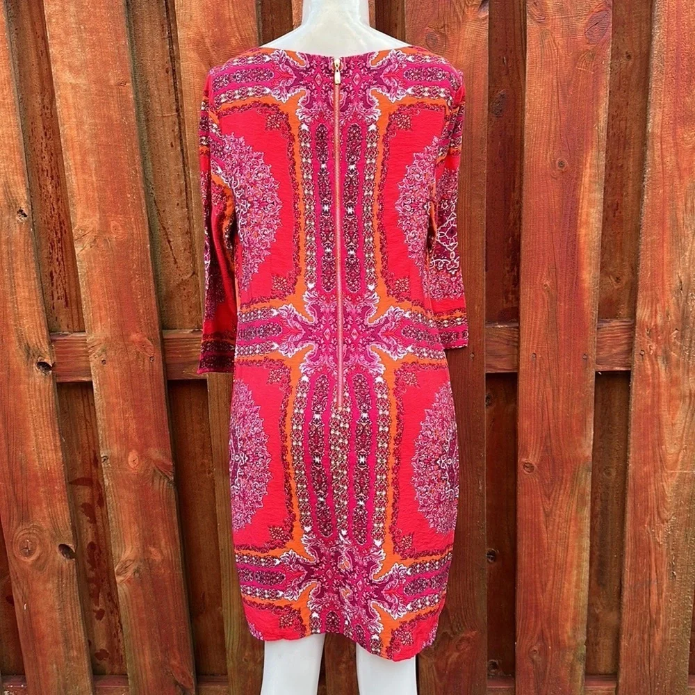 Laundry By Shelli Segal Women’s Pink Patterned Women's Dress Size 12 - Picture 8 of 11